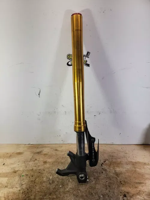 13-18 KAWASAKI NINJA ZX6R 636 Front RIGHT Fork Assembly straight w/damage