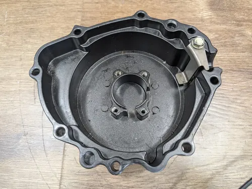 2005-2006 Honda CBR600RR Left Side Engine Stator Crankcase Generator Cover Black