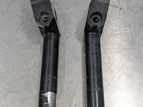2001-2002 Yamaha YZF R6 OEM Left Right Handle Bar Set End Clip On Handlebar Grip