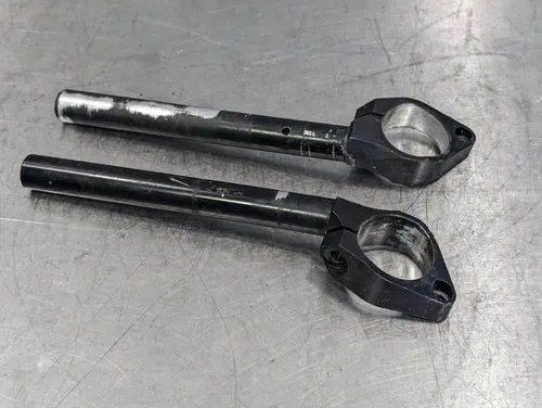 2001-2002 Yamaha YZF R6 OEM Left Right Handle Bar Set End Clip On Handlebar Grip