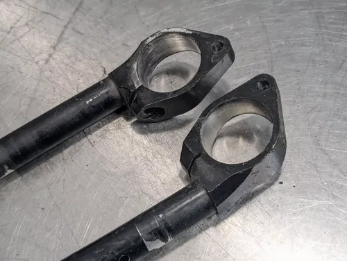 2001-2002 Yamaha YZF R6 OEM Left Right Handle Bar Set End Clip On Handlebar Grip