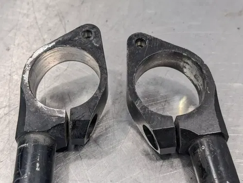 2001-2002 Yamaha YZF R6 OEM Left Right Handle Bar Set End Clip On Handlebar Grip