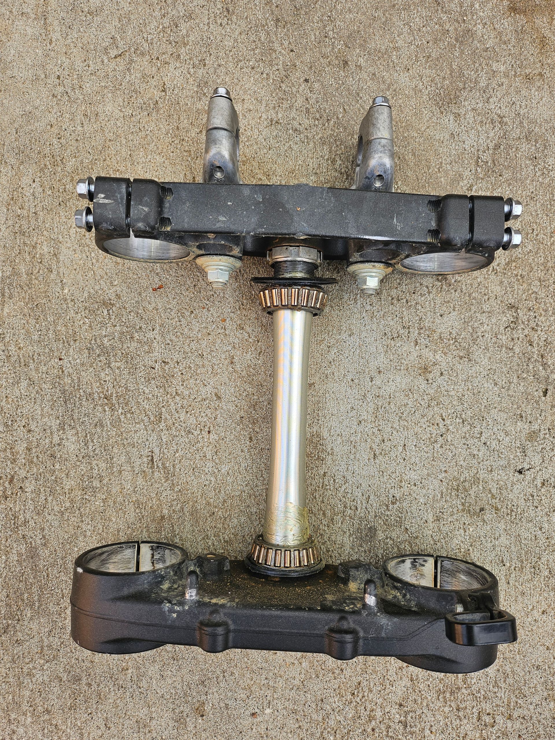 2018 - 2022 YAMAHA YZ450F YZ250F OEM TRIPLE CLAMPS LOWER UPPER TRIPLE TREE 