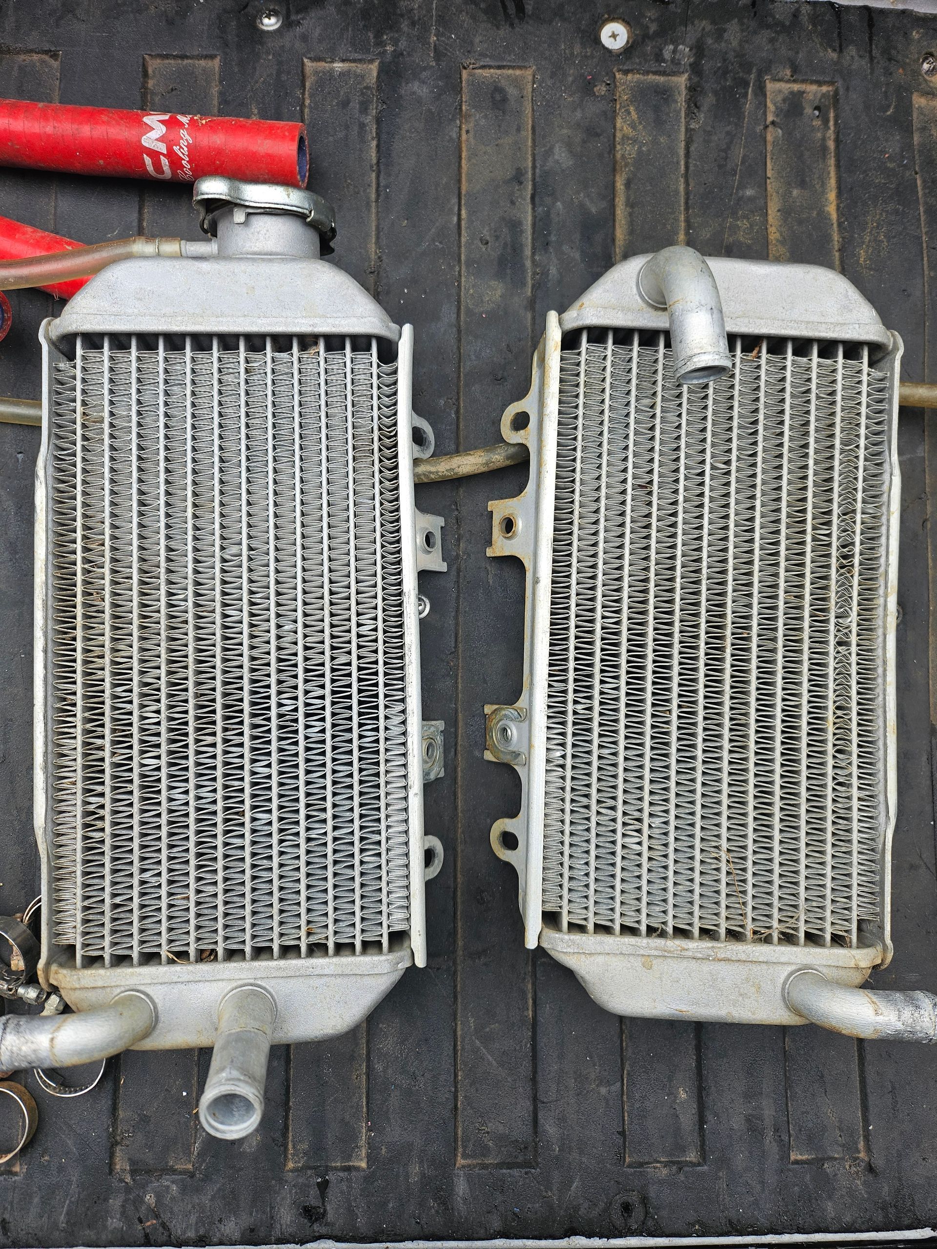 Honda CRF150r / CRF150RB Radiators Louvers Hoses And Clamps