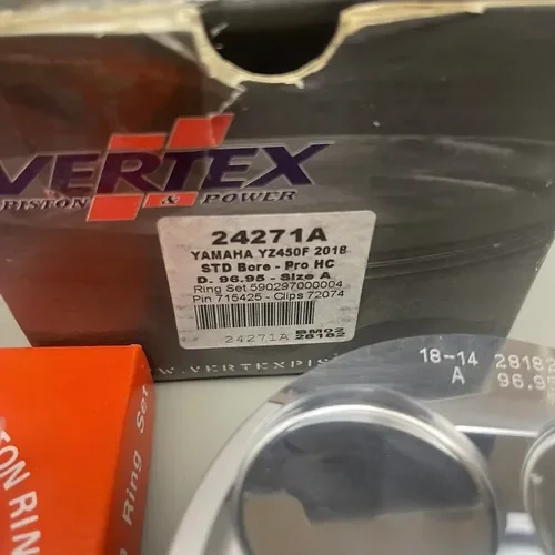Vertex High Comp Piston Kit 24271A - Yamaha ‘18-‘19 YZ450F
