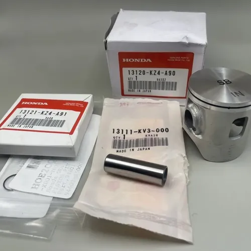 New Genuine Honda Piston Kit Set Rings Pin Clips 00-02 CR125