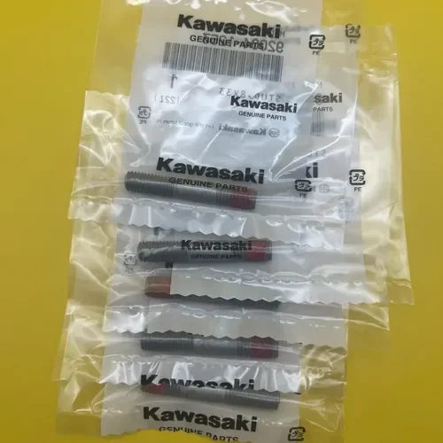 Kawasaki OEM Cylinder Head Stud Bolts (5pk) for 2000-2023 KX85 KX100 92004-1253