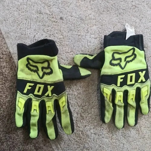 Youth Fox Racing Gloves Lot 3 Pair- Size M
