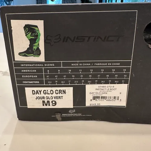 Fox Racing Boots - Size 9