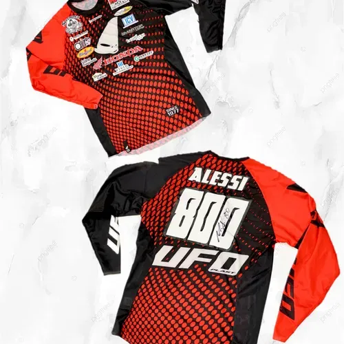 Mike Alessi signed jersey - Sarah Faulkner benefit