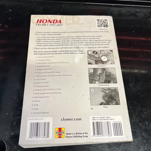 Cr250 Owners Manual 