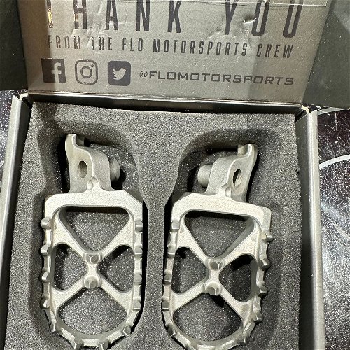 FLO Stainless Footpegs 
