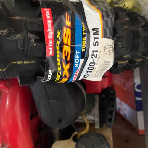 New Dunlop MX3s Front And Rear Tires 