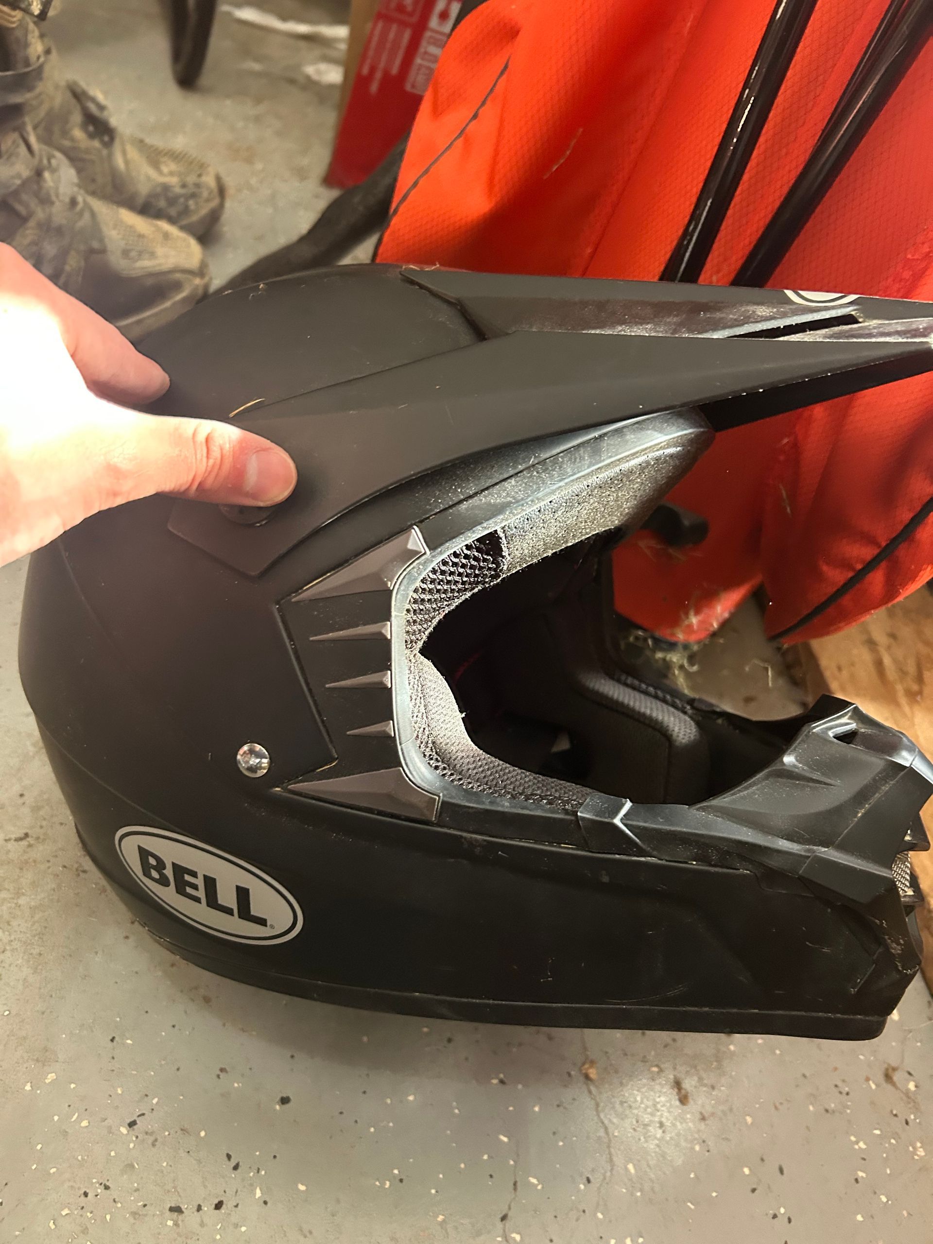 【新品・未使用】ベルヘルメット　オフロードメット sx-1 BELL - hamu様専用 BELL SX-1 オフロードヘルメットの通販 by