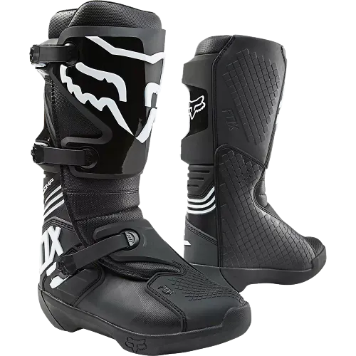 Fox Racing Comp Boots Size 8 Black # 25839-001-8