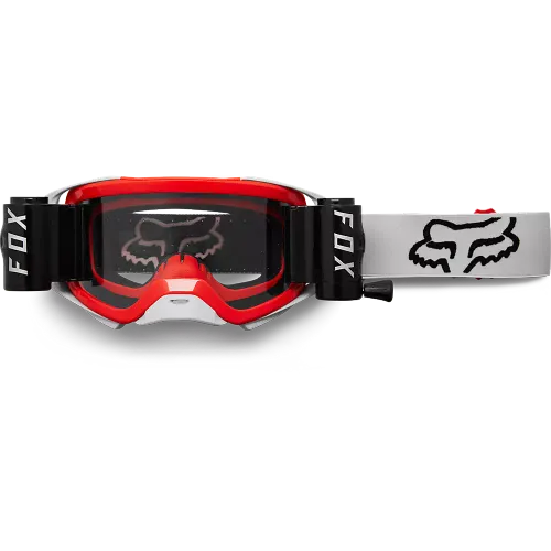 Fox AIRSPACE STRAY ROLL OFF GOGGLES (Grey/Red) #28054-037-OS