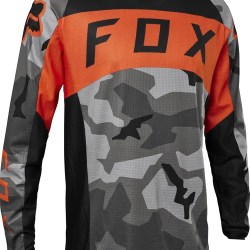 Fox Racing 180 BNKR Jerseys Grey Camo Size M #28827-033-M