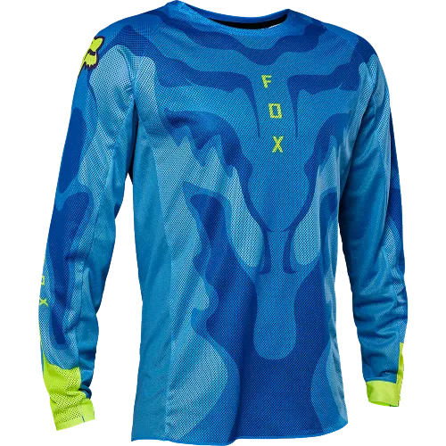 Fox Blue/Yellow Airline EXO Jersey (Mens XL) # 28843-026-XL