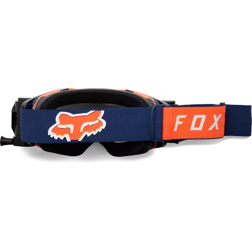 Fox Racing Vue Stray Roll OFF Goggles NVY/ORG #25829-425-OS