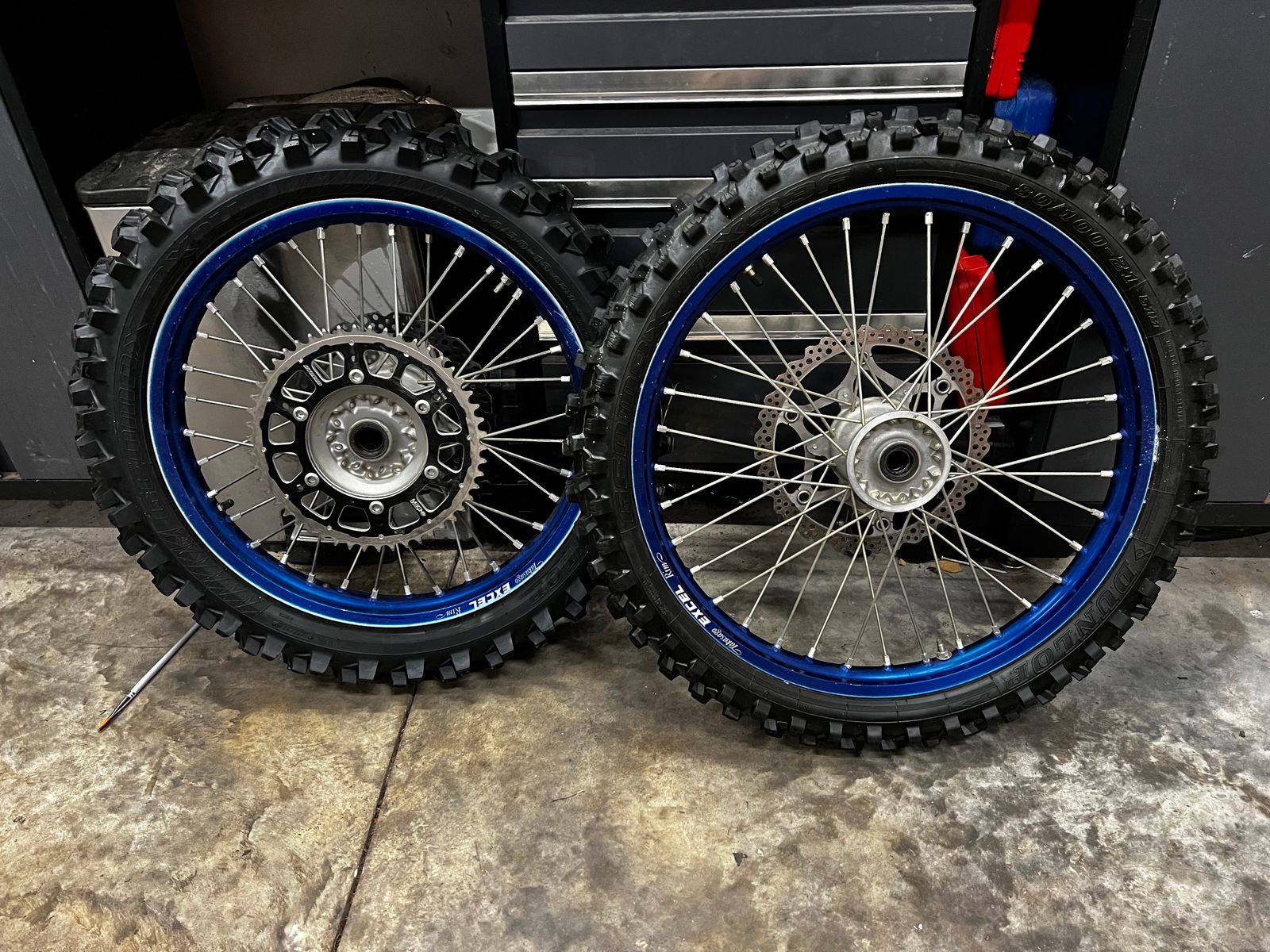 【返品?交換対象商品】 OEM Wheel Yz250F Yamaha Set パーツ
