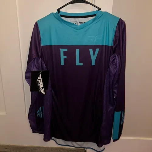 Fly racing purple blue teal combo