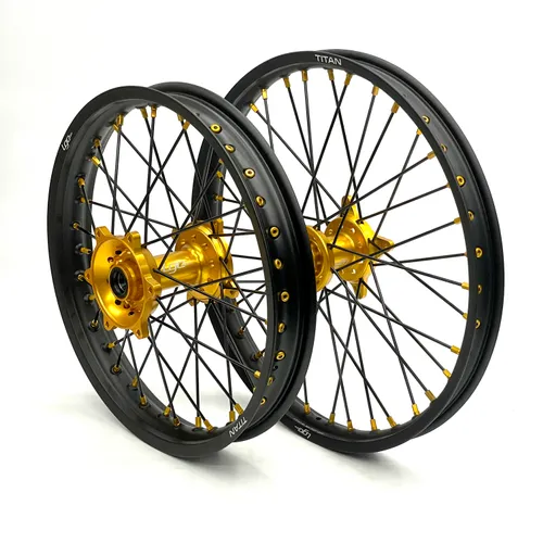 NEW LGC TITAN wheels 21/19 SUZUKI