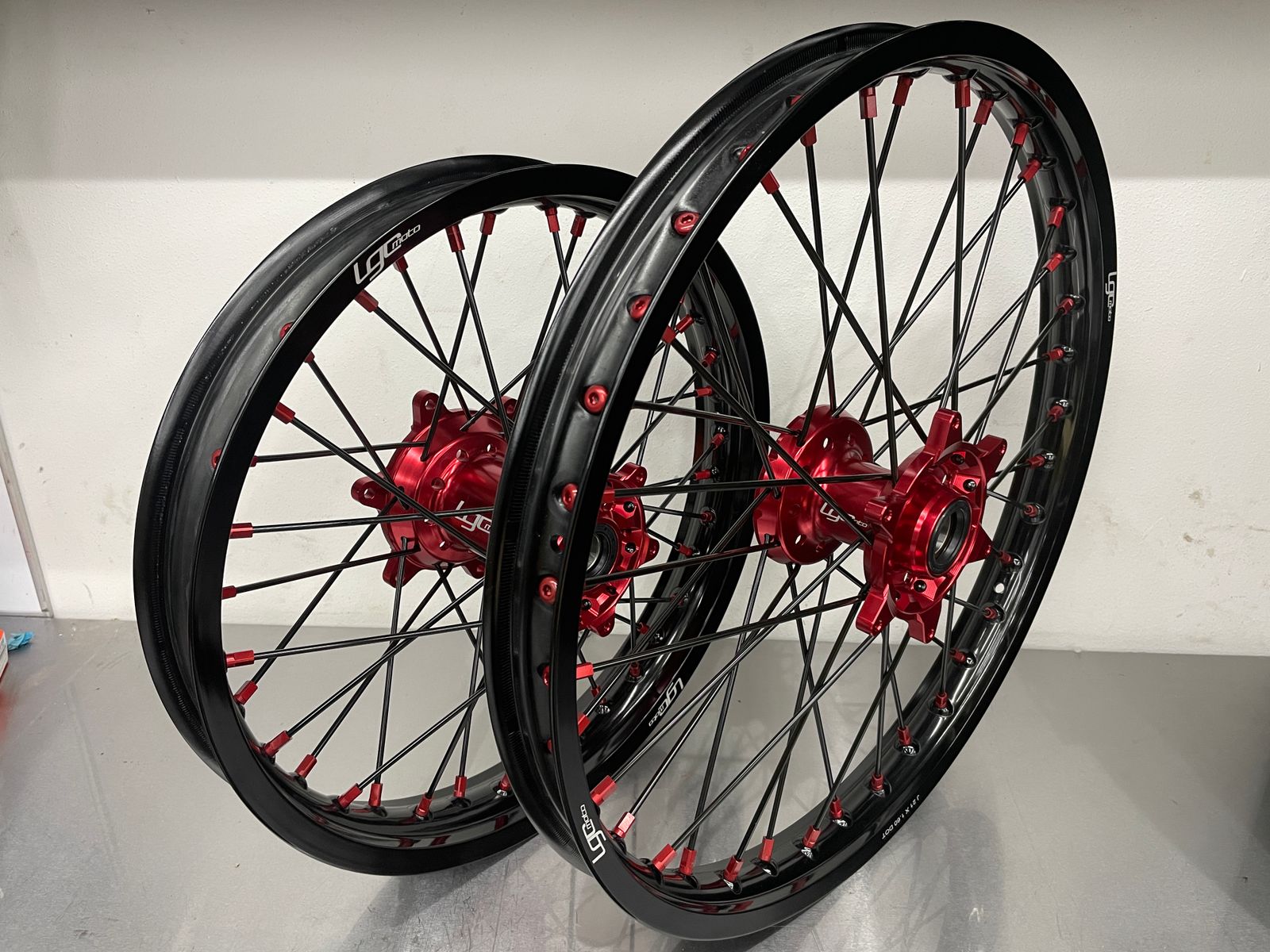 KTM ホイール　GASGAS ハスクバーナ KTM/Husqvarna/GasGas Mini Wheel Set - Blue Hub | Wheel Worx