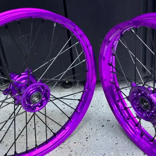 PURPLE Excel Wheels 21/19 KTM/Husq/Gas Gas - New