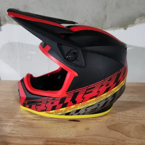 Size S Bell MX-9 Helmet With MIPS - Offset, Black/Red/Yellow 