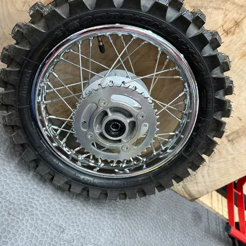 2022 Honda CRF110 Wheels 
Mint 

As New 2.5 Hours With Upgraded Tires 