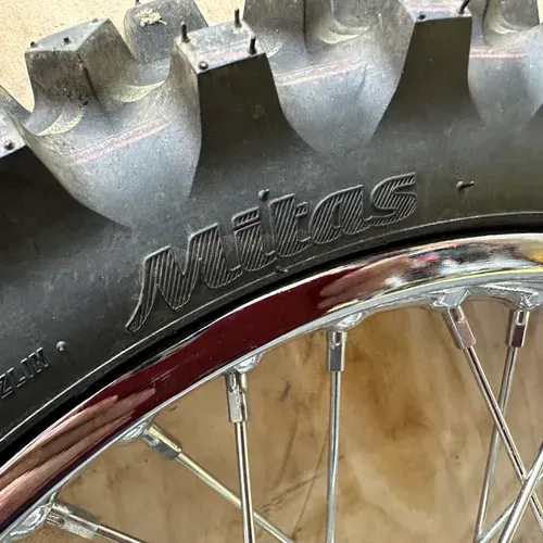 2022 Honda CRF110 Wheels 
Mint 

As New 2.5 Hours With Upgraded Tires 