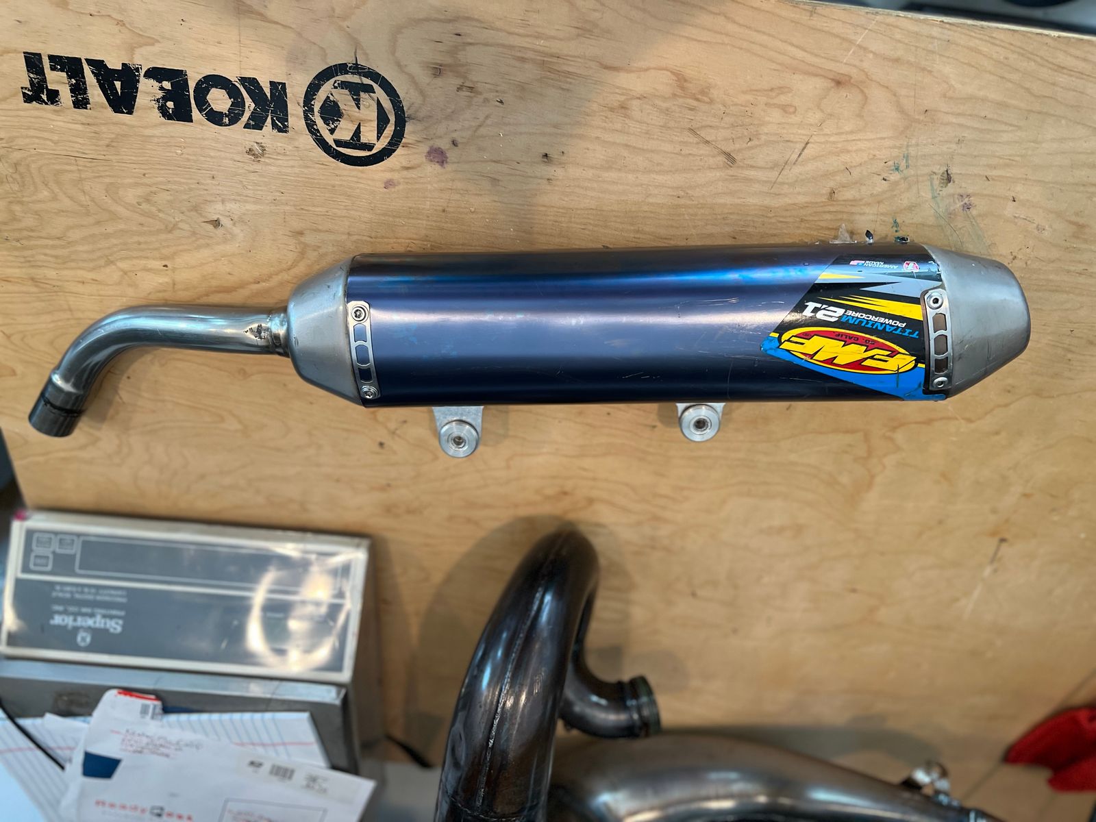 FMF Powercore 2.1 Shorty Ti Silencer For KTM 250 300 SX XC X