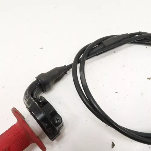 Suzuki RMZ250 - Stock Throttle Tube w/ Cables Set Housing - 2018 RM-Z 250 OEM