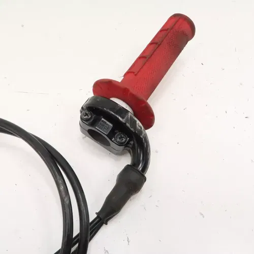 Suzuki RMZ250 - Stock Throttle Tube w/ Cables Set Housing - 2018 RM-Z 250 OEM