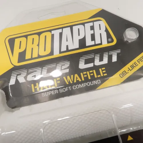 Protaper PT RC 1/2 Waffle Grip White VLG-1686-WHITE NEW Pro Taper Race Cut