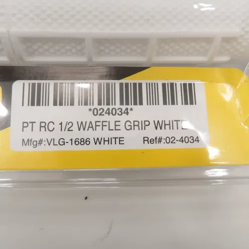 Protaper PT RC 1/2 Waffle Grip White VLG-1686-WHITE NEW Pro Taper Race Cut