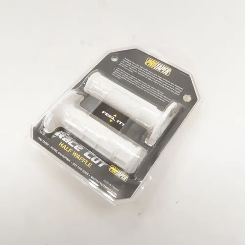 Protaper PT RC 1/2 Waffle Grip White VLG-1686-WHITE NEW Pro Taper Race Cut