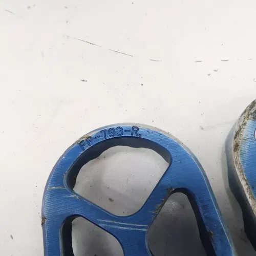 Yamaha YZ450F Flo Pro Series Footpegs Foot Pegs Pair Blue 2020 YZ450