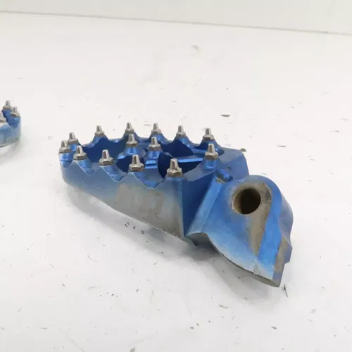 Yamaha YZ450F Flo Pro Series Footpegs Foot Pegs Pair Blue 2020 YZ450