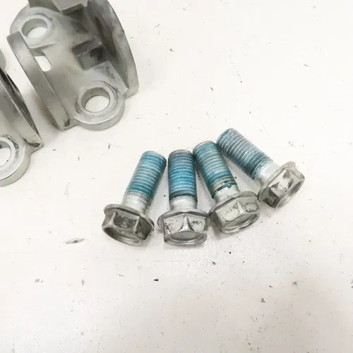 Suzuki RMZ450 - Stock Foot Peg Mounts Brackets Set - 2019 RM-Z 450 OEM