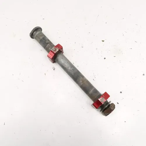 Honda CRF250R - Stock Rear Wheel Axle Bolt w/ Chain Blocks - 2006 CRF 250 OEM