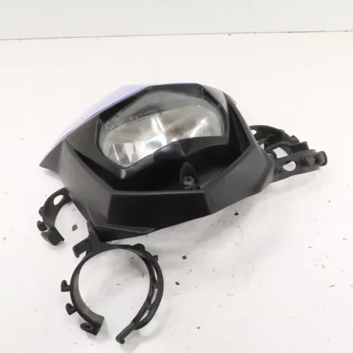 Yamaha WR400 - FRONT HEADLIGHT LIGHT SHROUD W/ MOUNTING STRAPS - 1998 WR 400