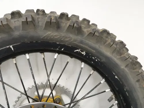 Yamaha YZ250F - Rear Wheel Sprocket Rotor Hub Rim Tire Coated - 2006 YZ 250F OEM