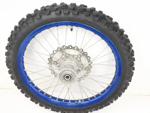 Yamaha YZ450F - Stock Blue Front Wheel w/ Brake Rotor Excel Rim - 2014 YZ450 OEM