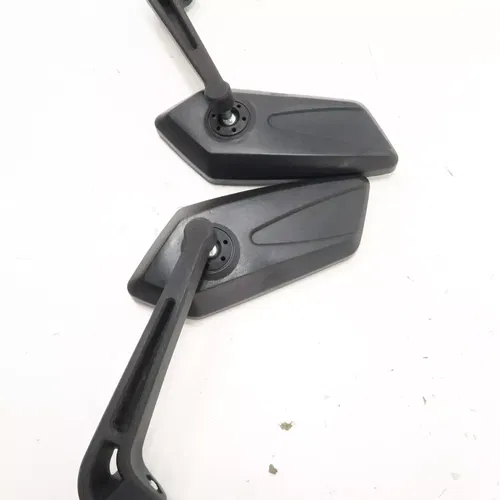 Handlebar Clamp Mirrors Set 7/8 Bar Clamp Rearview Mirror Adjustable