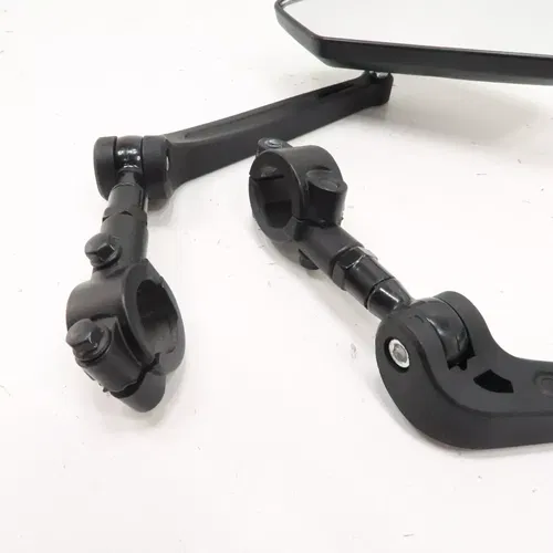 Handlebar Clamp Mirrors Set 7/8 Bar Clamp Rearview Mirror Adjustable