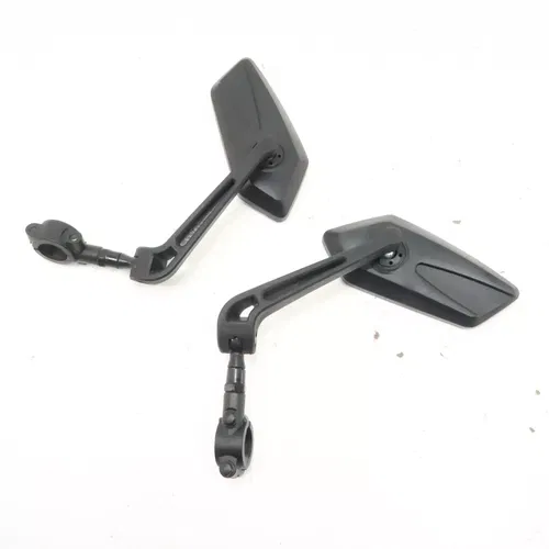 Handlebar Clamp Mirrors Set 7/8 Bar Clamp Rearview Mirror Adjustable