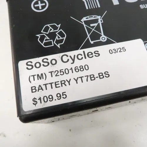 Suzuki DRZ 400 - YUASA YT7B-BS 6.8Ah BATTERY 12V - 2005 DR-Z 400S