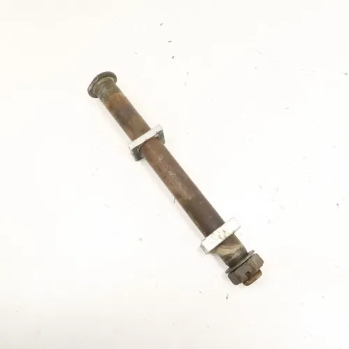 Kawasaki KX450F - Stock Rear Wheel Axle Bolt w/ Blocks - 2014 KX 450 OEM
