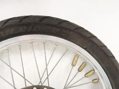 Suzuki DRZ400S - Stock Front Wheel w/ Supermoto Street Tire - 2000 DRZ 400 OEM